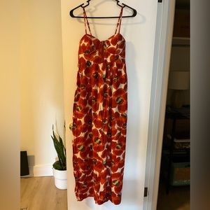 Elle floral maxi dress